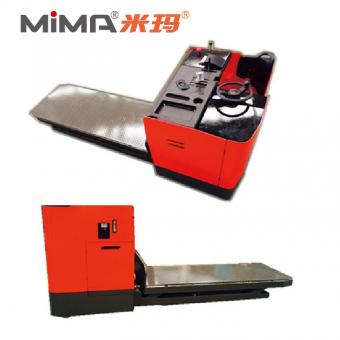 Transpaleta de plataforma