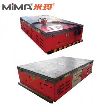Transpaleta de plataforma