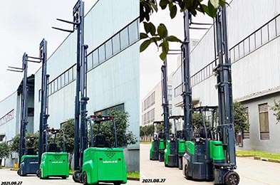 Se entregaron carretillas elevadoras articuladas Forkvance a un cliente del sudeste asiático